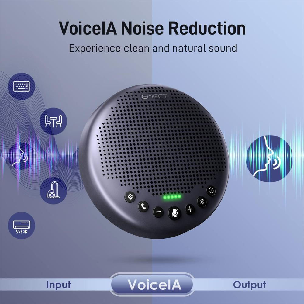 Altavoz Manos Libres Emeet Con 8+1 Micrófonos Ai Para Conferencias img #4