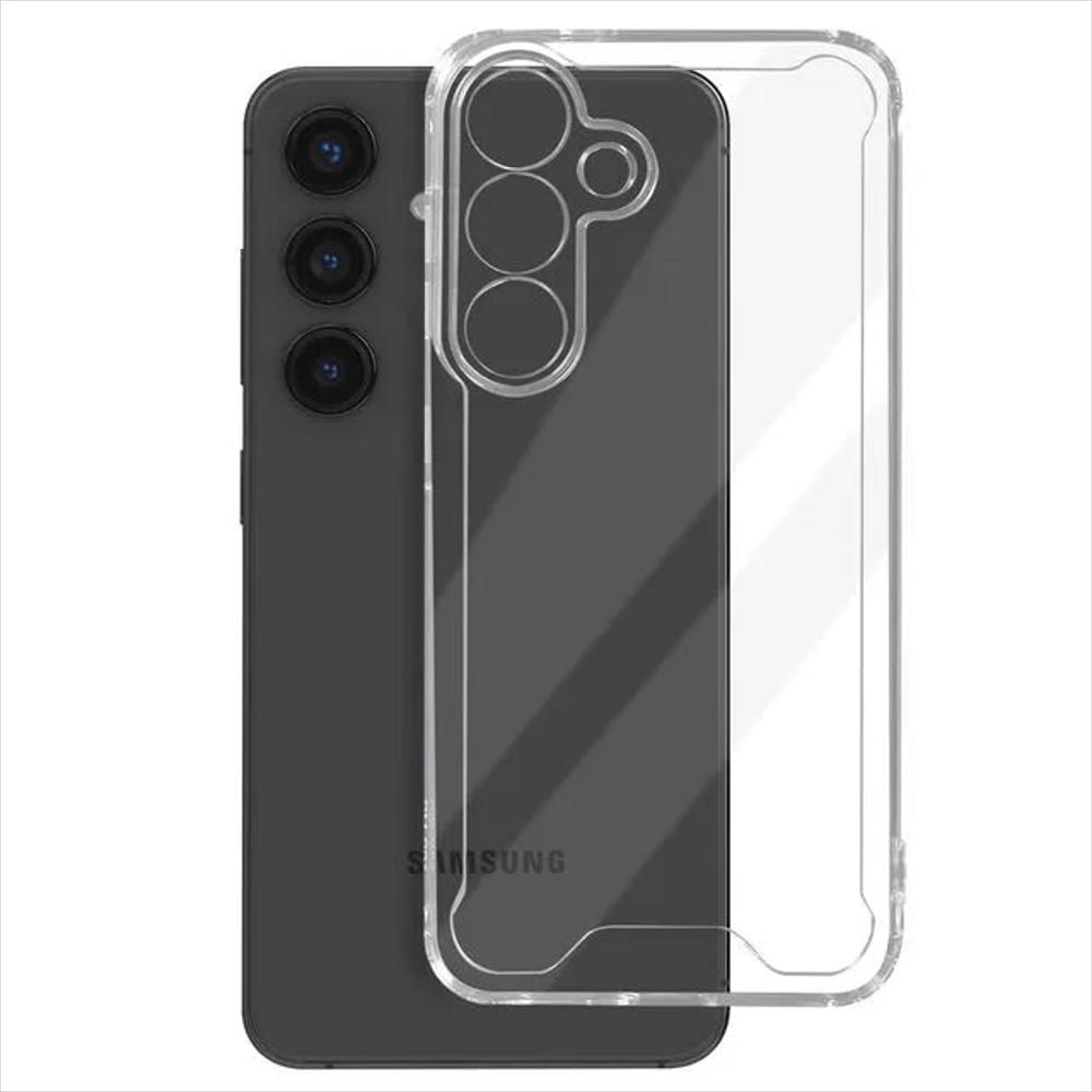 Funda Rígida Transparente Antichoque + Hidrogel Antiespia Para Samsung Galaxy S24 Plus img #2