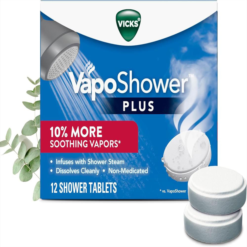 Vicks Vaposhower Plus Tabletas Vaporizadoras De Ducha img #1