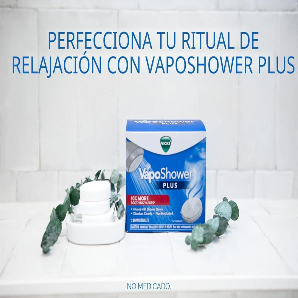 Vicks Vaposhower Plus Tabletas Vaporizadoras De Ducha img #2