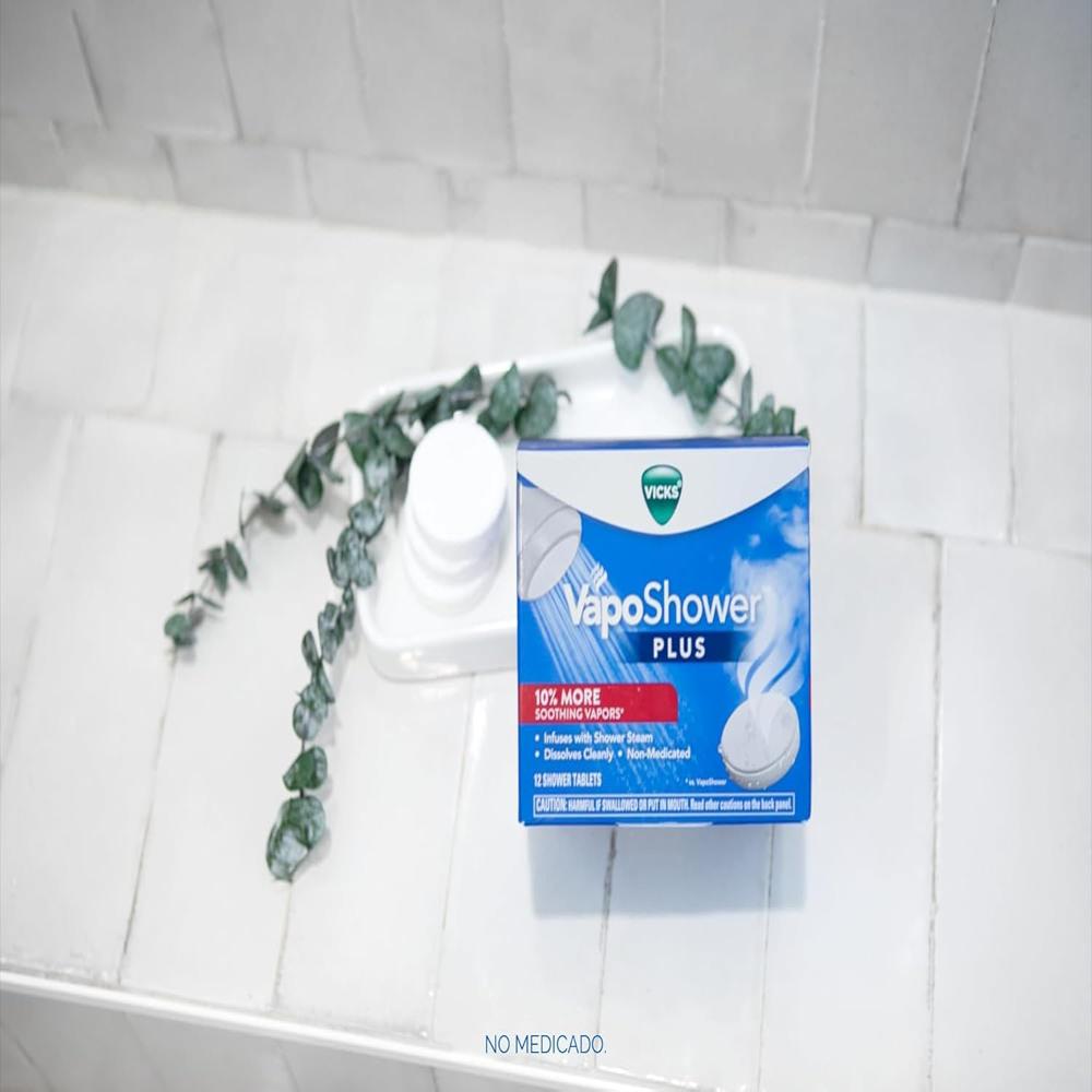 Vicks Vaposhower Plus Tabletas Vaporizadoras De Ducha img #4