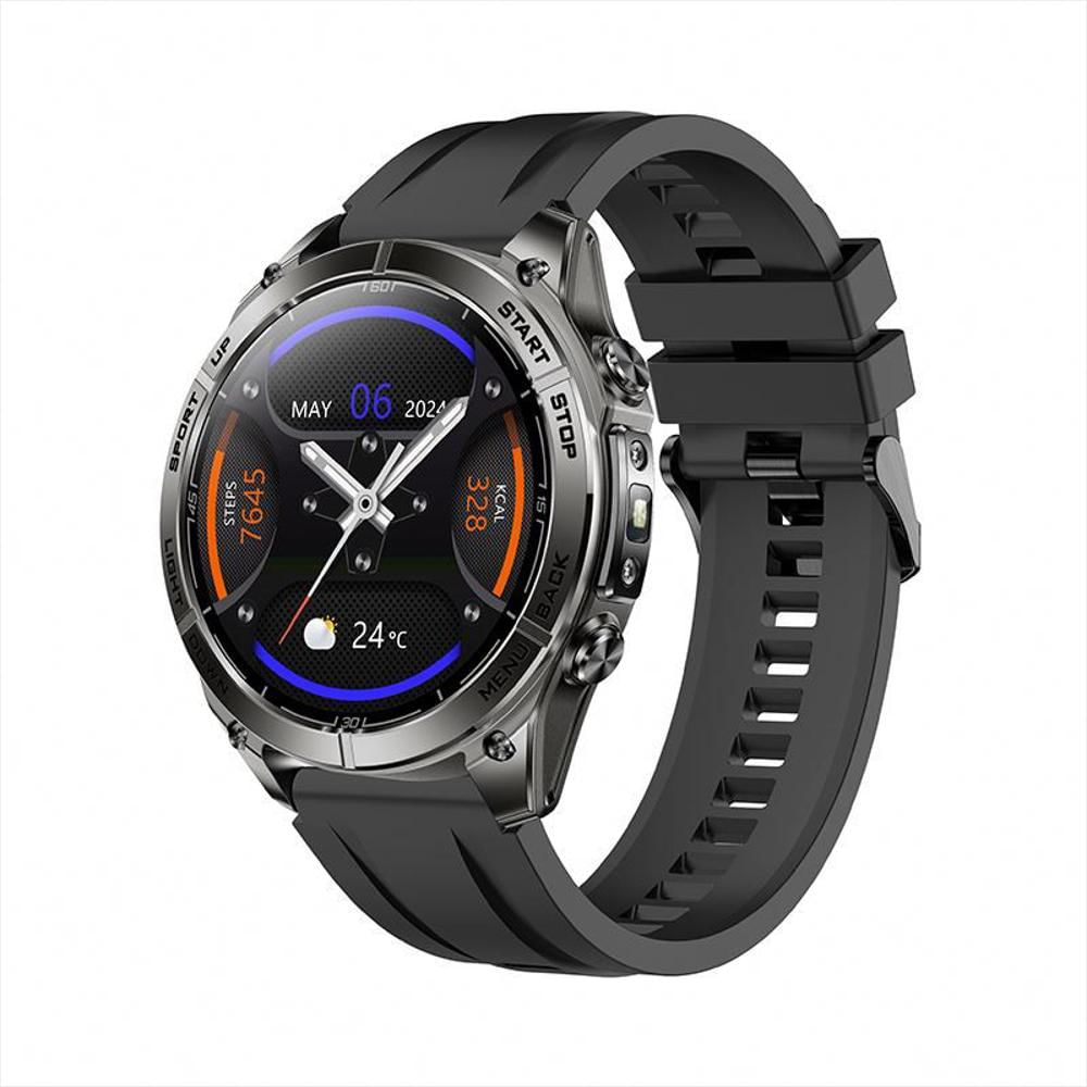 Reloj Inteligente Km101 Gps 5Atm 2Gb Amoled 1.43 Linterna img #2