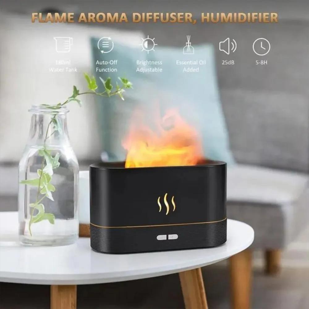 Humidificador Difusor Con Efecto Llama img #2