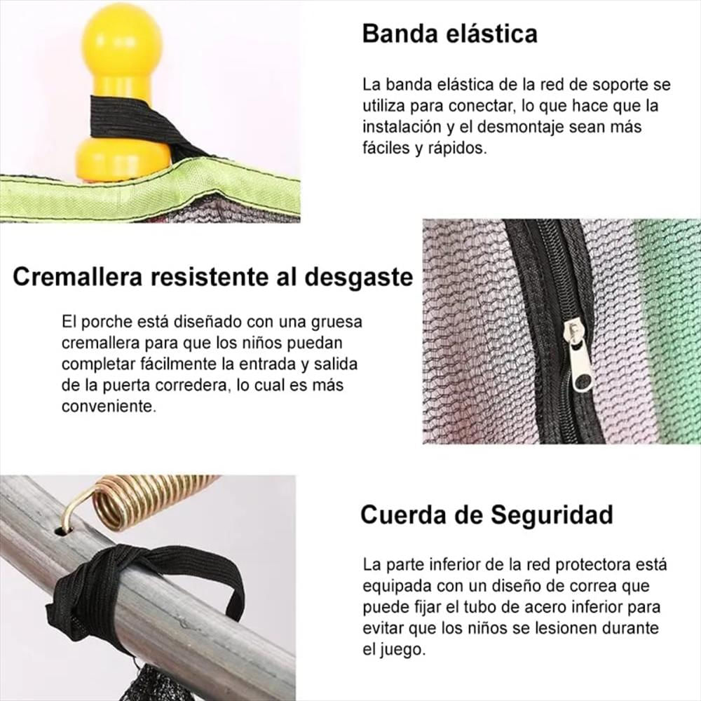 Trampolín Infantil Con Malla De Seguridad img #3