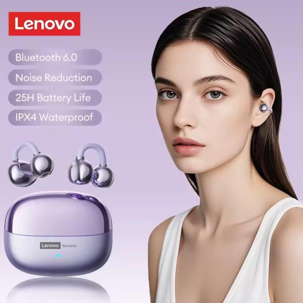 Audifonos Lenovo Inalambricos Le302 Color Violeta img #2
