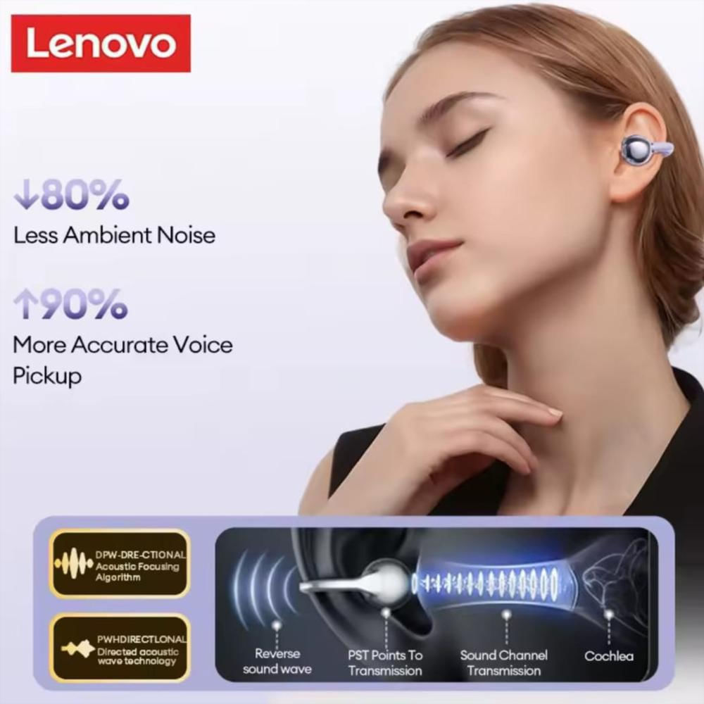 Audifonos Lenovo Inalambricos Le302 Color Violeta img #3
