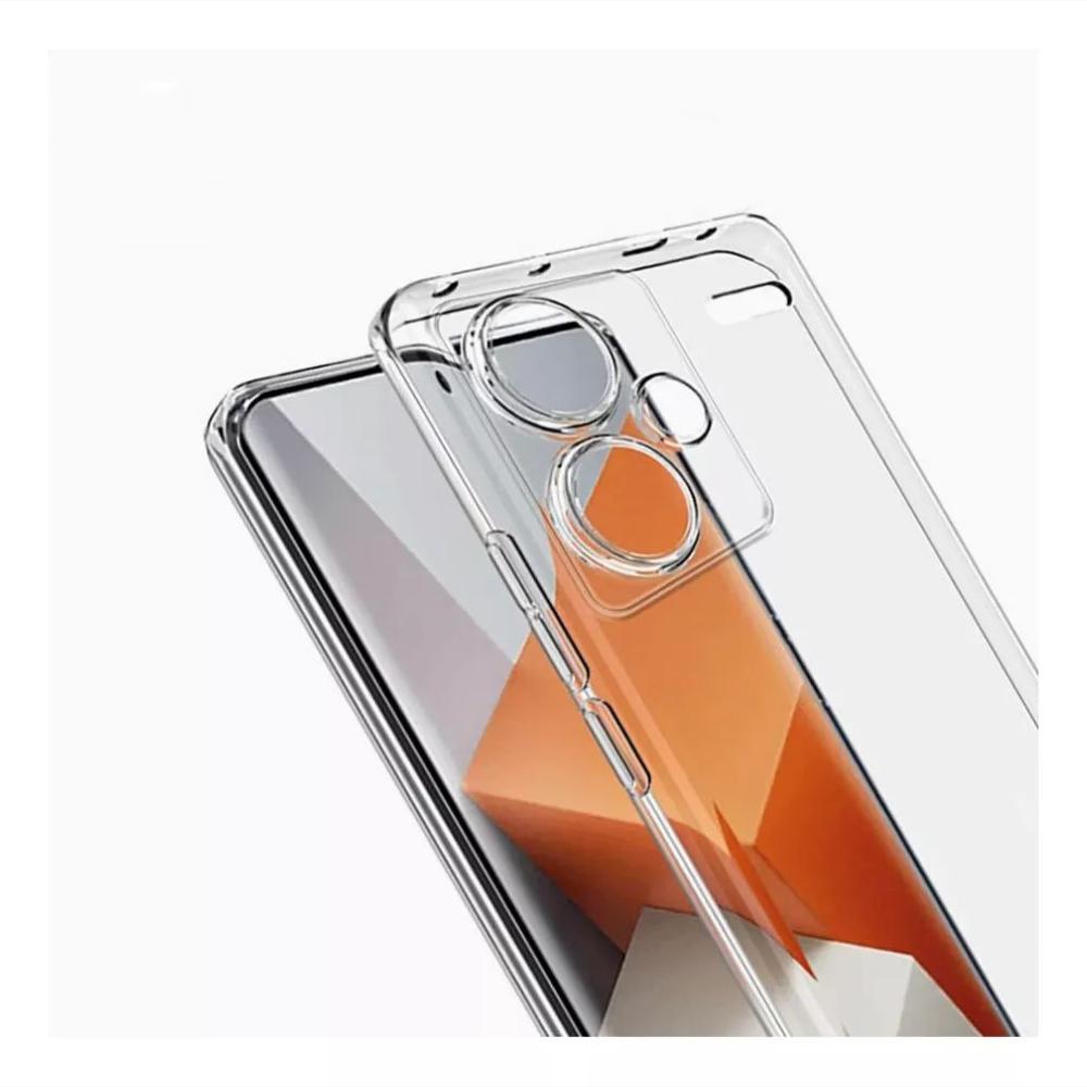 Funda Rígida Transparente Antichoque + Hidrogel Antiespia Para Xiaomi Redmi Note 13 Pro Plus img #2