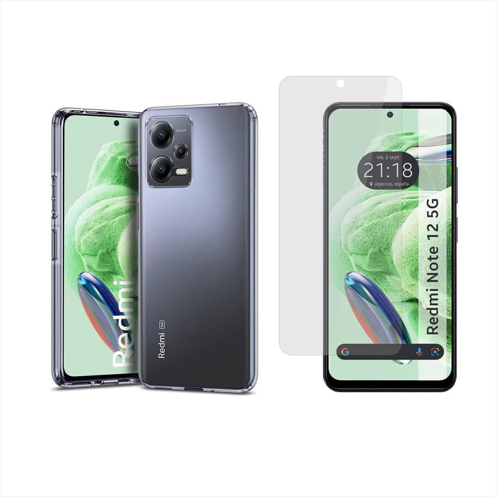 Funda Rígida Transparente Antichoque + Hidrogel Hd Para Xiaomi Redmi Note 12 ( 5G ) img #1