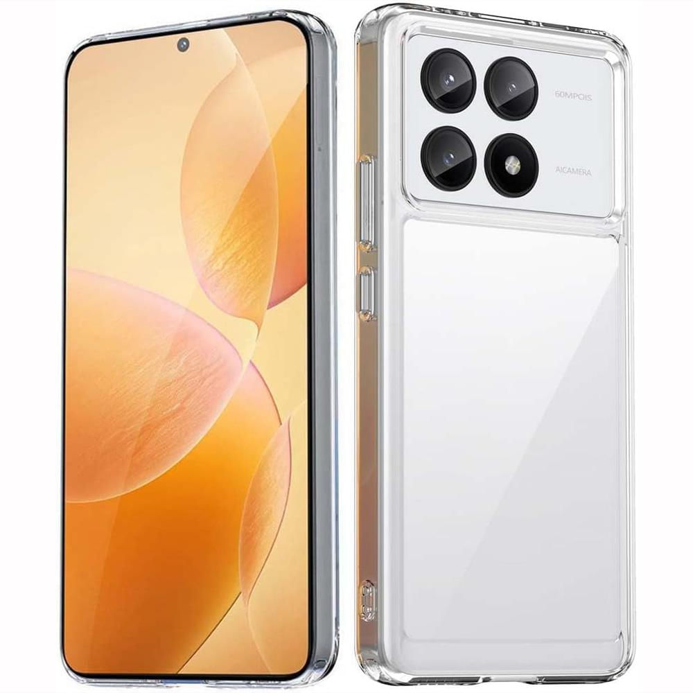 Funda Rígida Transparente Antichoque + Vidrio Para Xiaomi Poco X6 Pro img #2