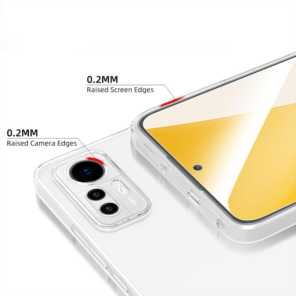Funda Rígida Transparente Antichoque + Hidrogel Antiespia Para Xiaomi 12 Lite img #4