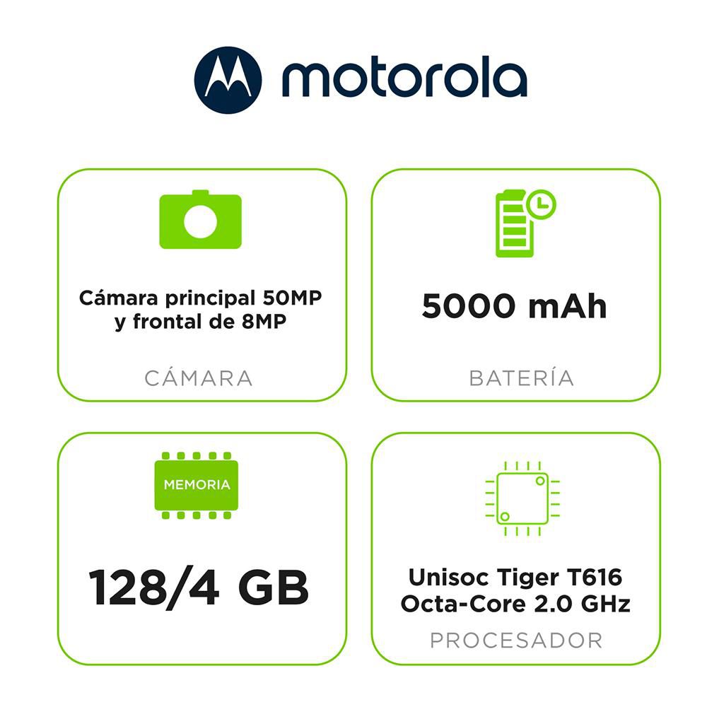 Celular MOTOROLA Moto G14 128 GB 4 GB RAM Blanco img #2
