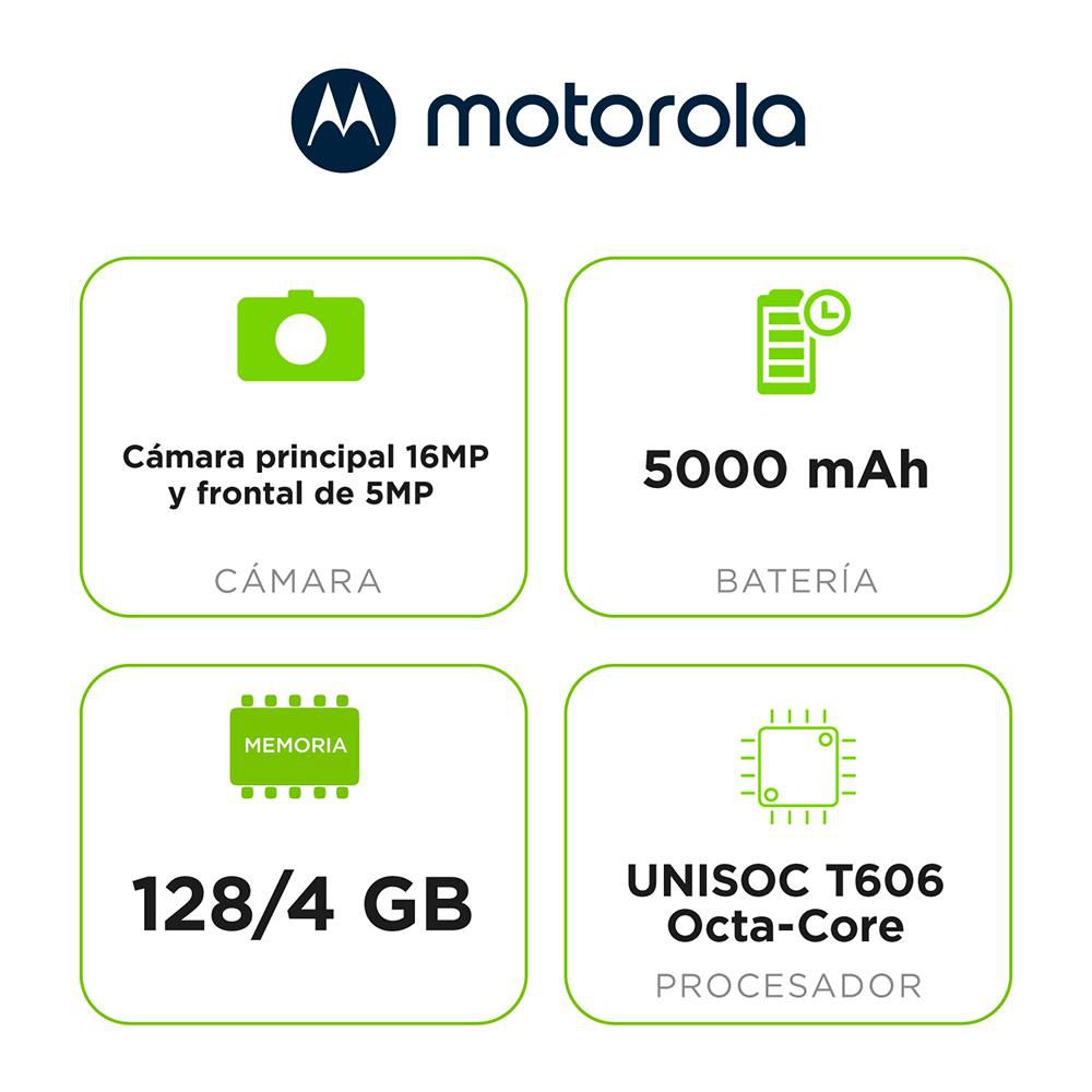 Celular MOTOROLA G04 128 GB 4 GB RAM Azul img #2
