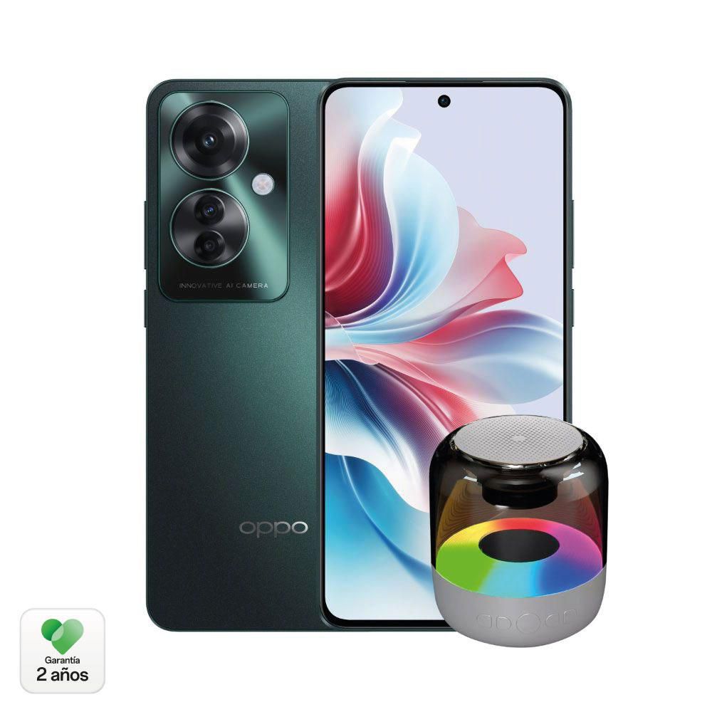 Celular OPPO Reno 11F 5G 256 GB 8 GB RAM Verde + Speaker img #1
