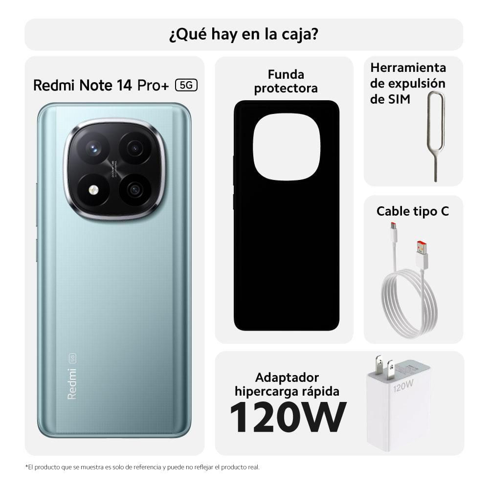 Celular XIAOMI Redmi Note 14 Pro+ 5G 256 GB 8 GB RAM Azul img #3