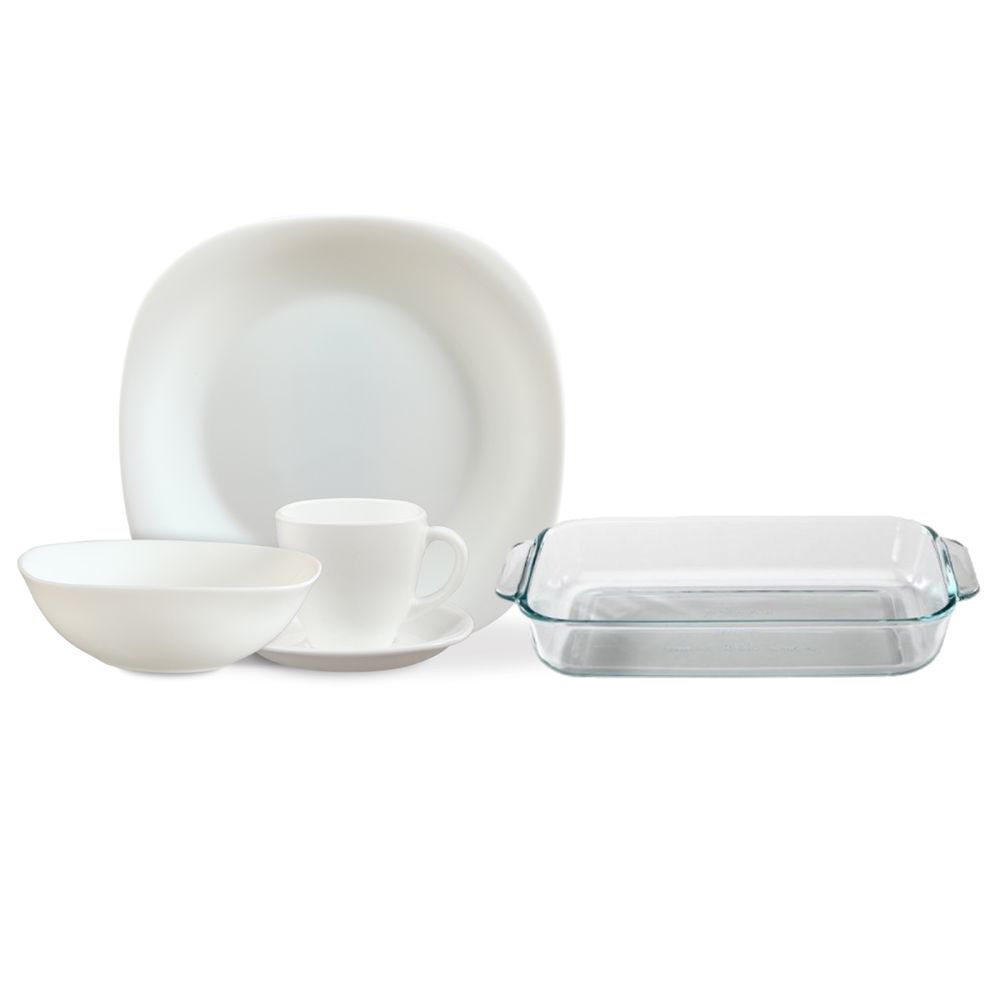Vajilla 416 Square+Refractaria 1.6L  AVIVA HOME FX16DSQ  3RB1600H img #1