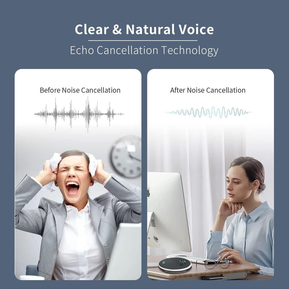 Altavoz Manos Libres Tongveo Bluetooth Para Conferencias 360° img #4