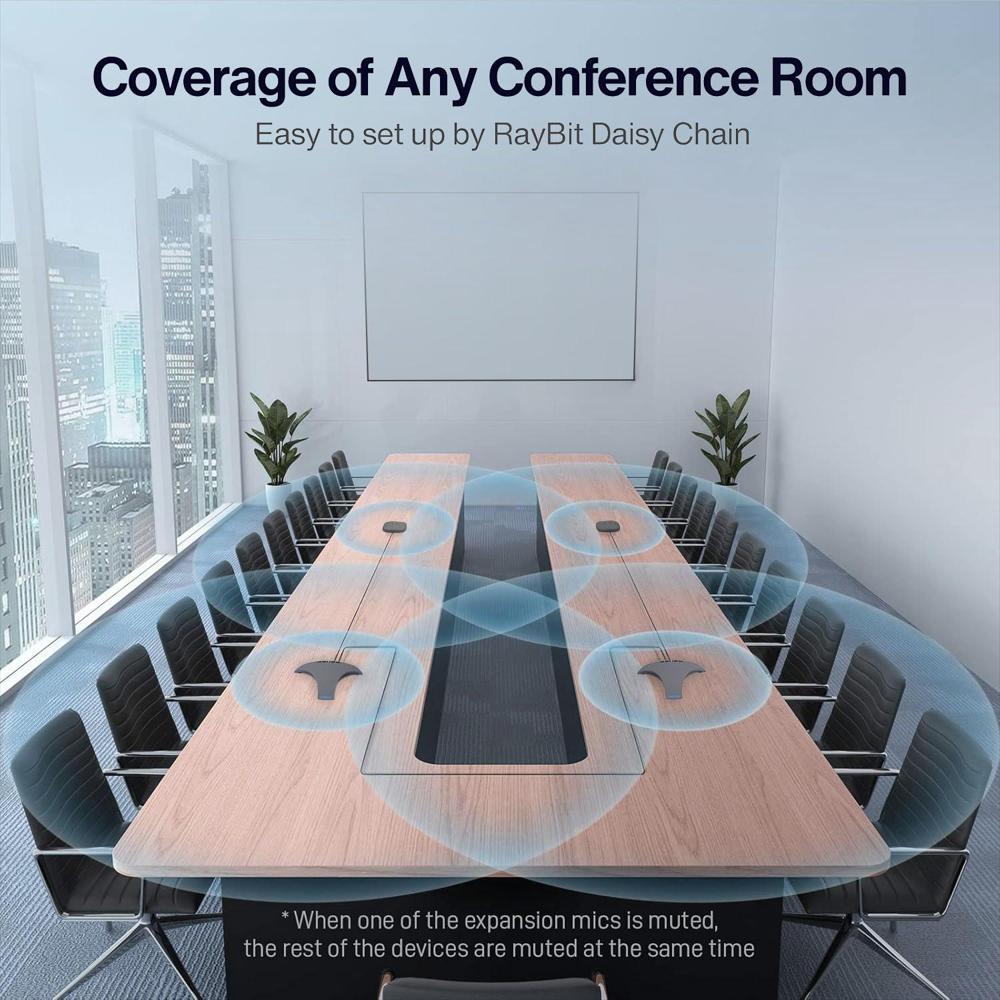 Altavoz Manos Libres Bluetooth Para Conferencias Con Conexión En Cadena img #3