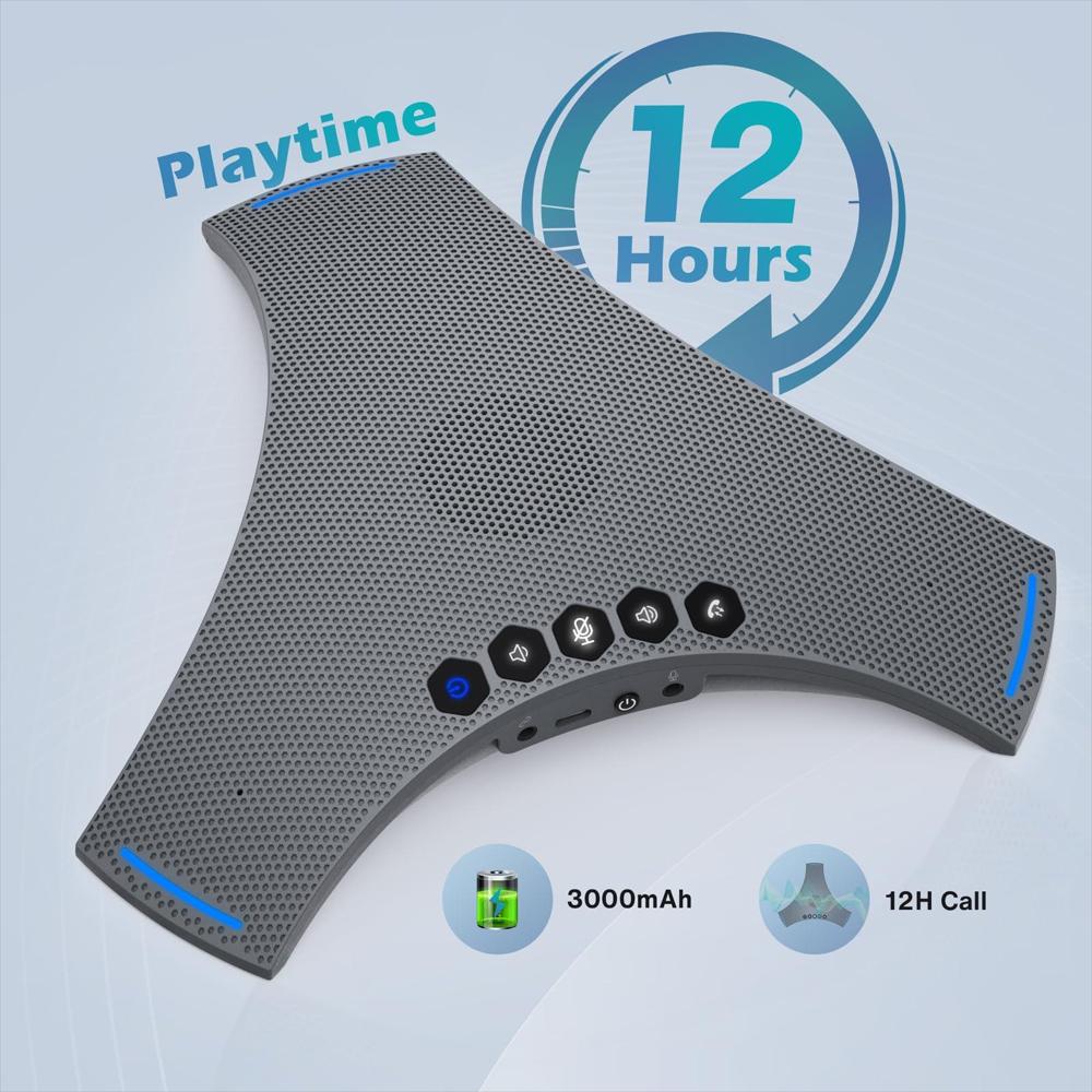 Altavoz Manos Libres Bluetooth Para Conferencias Con Conexión En Cadena img #4