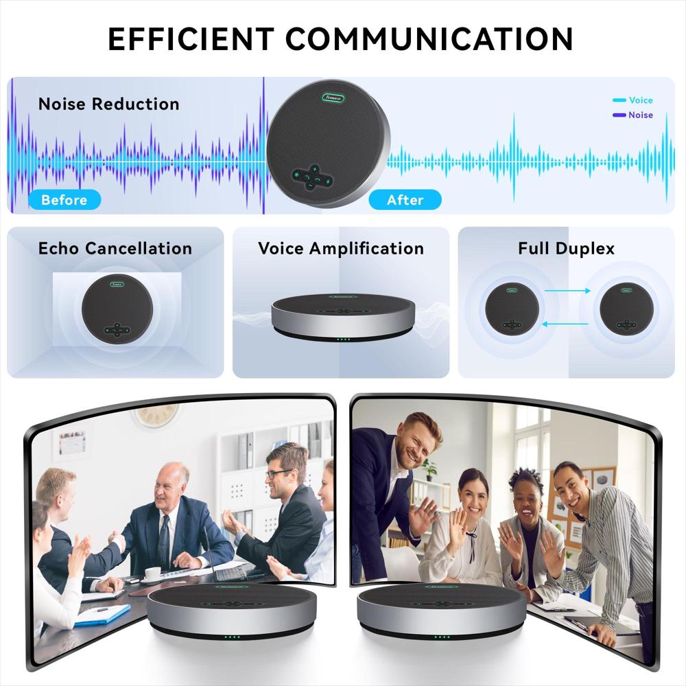 Altavoz Manos Libres Tenveo Magicall Pro Bluetooth Para Conferencias img #3
