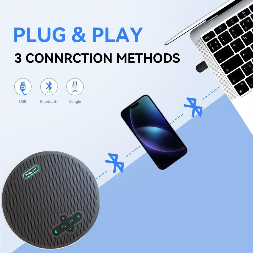 Altavoz Manos Libres Tenveo Magicall Pro Bluetooth Para Conferencias img #5