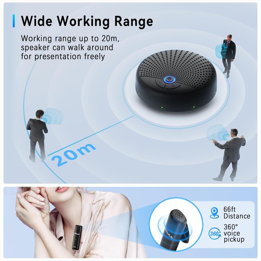 Altavoz Manos Libres Usb Para Conferencias Con Micrófono 360° Y 10 Micrófonos img #5