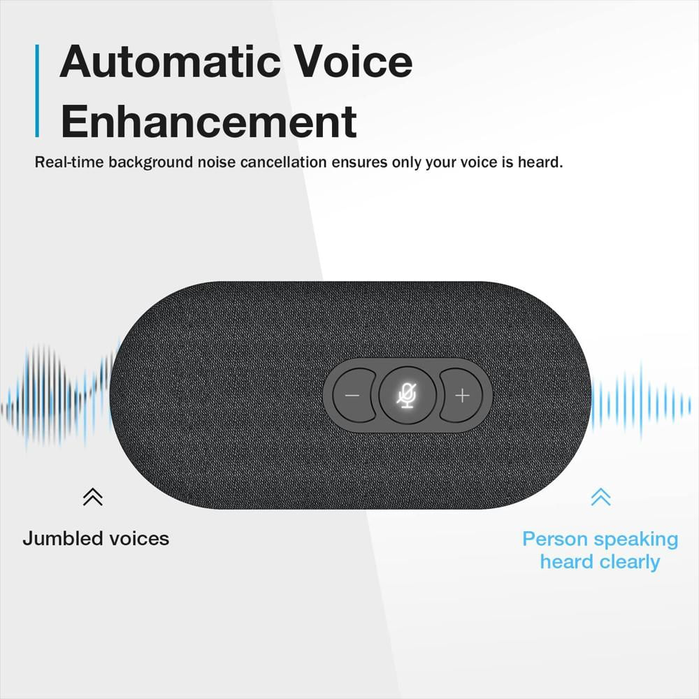 Altavoz Manos Libres Usb Para Conferencias Con Micrófono 360° img #3