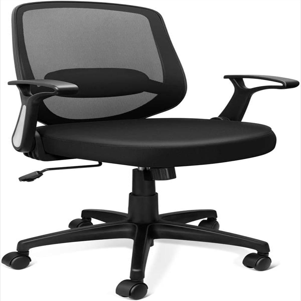 Silla De Oficina Kolliee Ergonómica Malla Ajustable Soporte Lumbar Negra img #1