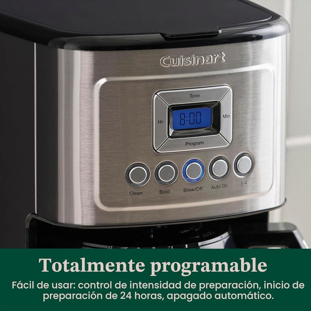 Cafetera Cuisinart Programable 12 Tazas Jarra Térmica Acero Inoxidable img #5