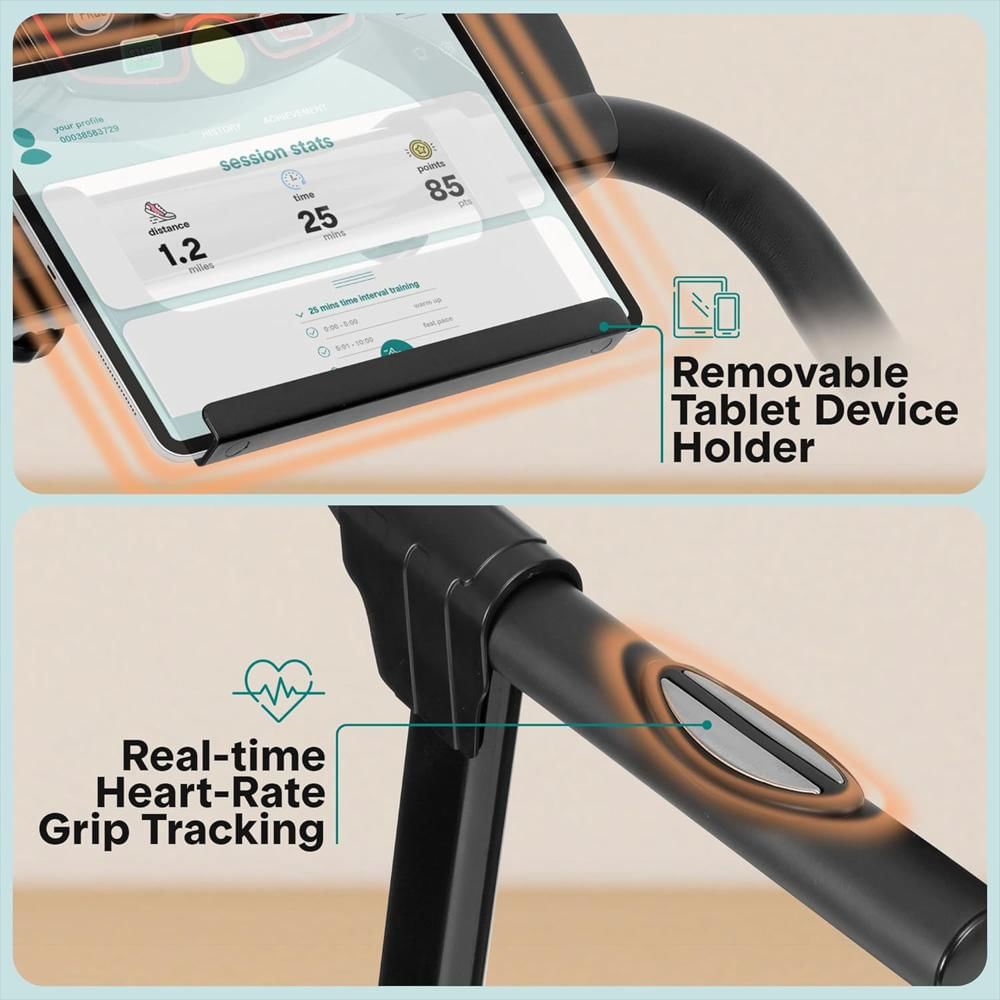 Caminadora Serenelife Plegable Compacta Pantalla Lcd Bluetooth Ajuste Manual img #4