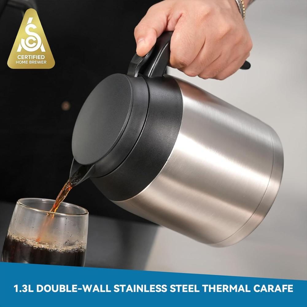 Cafetera Bonavita 8 Tazas Automática Preparación Rápida Jarro Térmico Acero Inoxidable img #5
