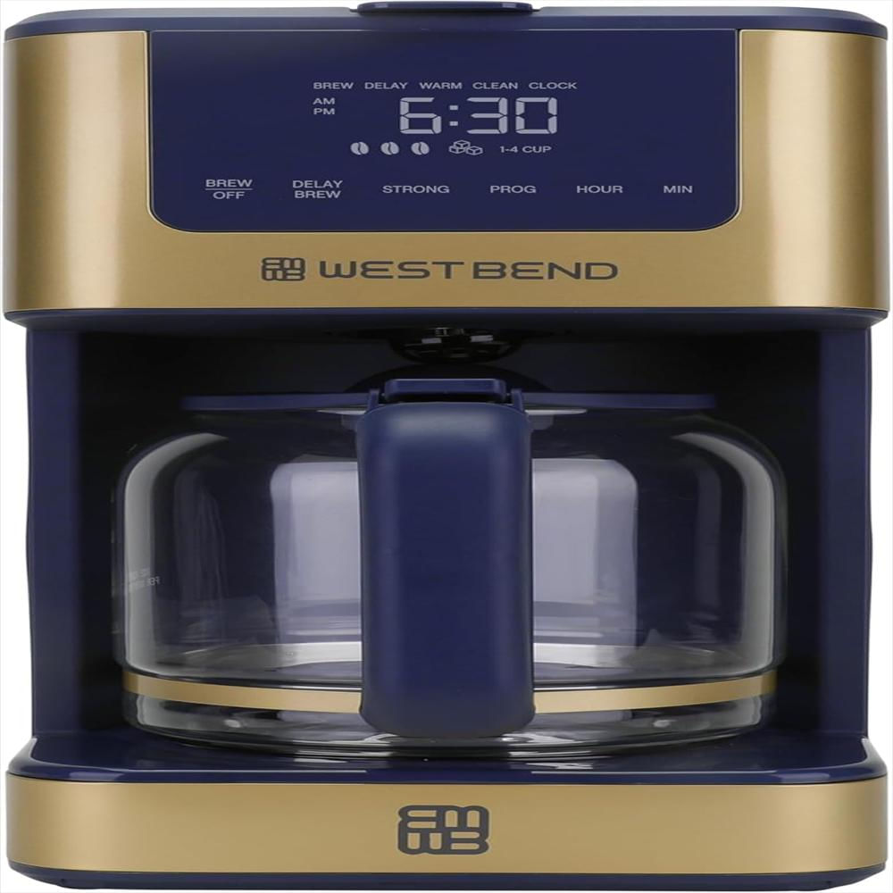 Cafetera West Bend Programable 12 Tazas Touch Selector Fuerza Café Helado img #2