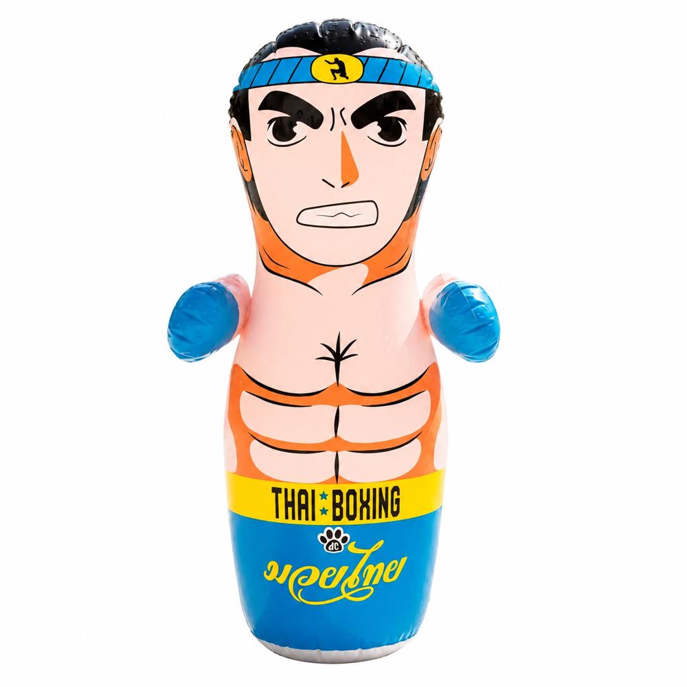 Muñeco Inflable Tipo Boxeo Infantil Rebotable Azul img #1