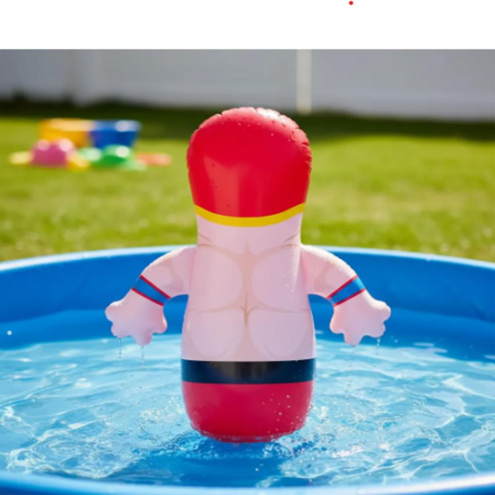Muñeco Inflable Tipo Boxeo Infantil Rebotable Rojo img #5
