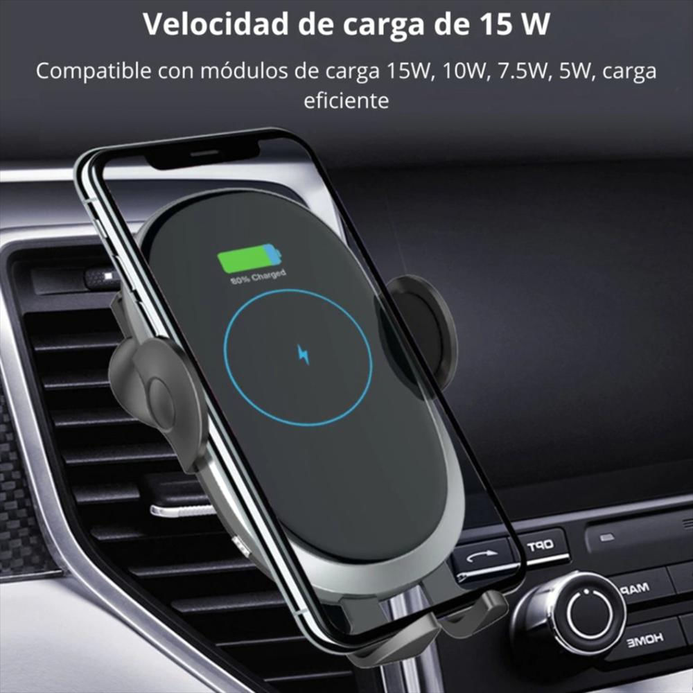 Soporte Para Celular Con Carga Inalámbrica 15W img #2