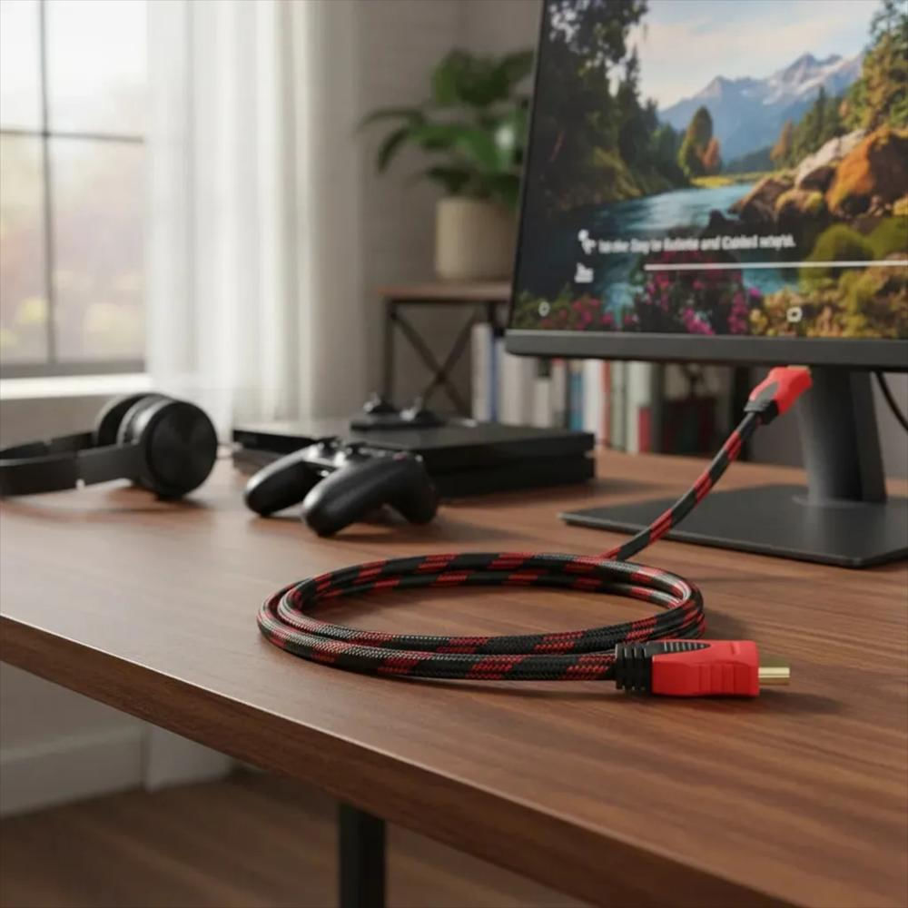 Cable Hdmi Mallado De 5 Metros img #4