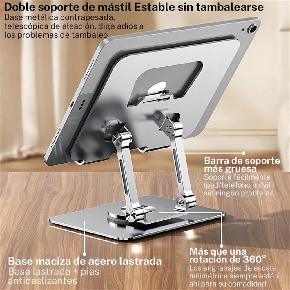 Soporte Metálico 360° Para Notebook Y Tablet img #4