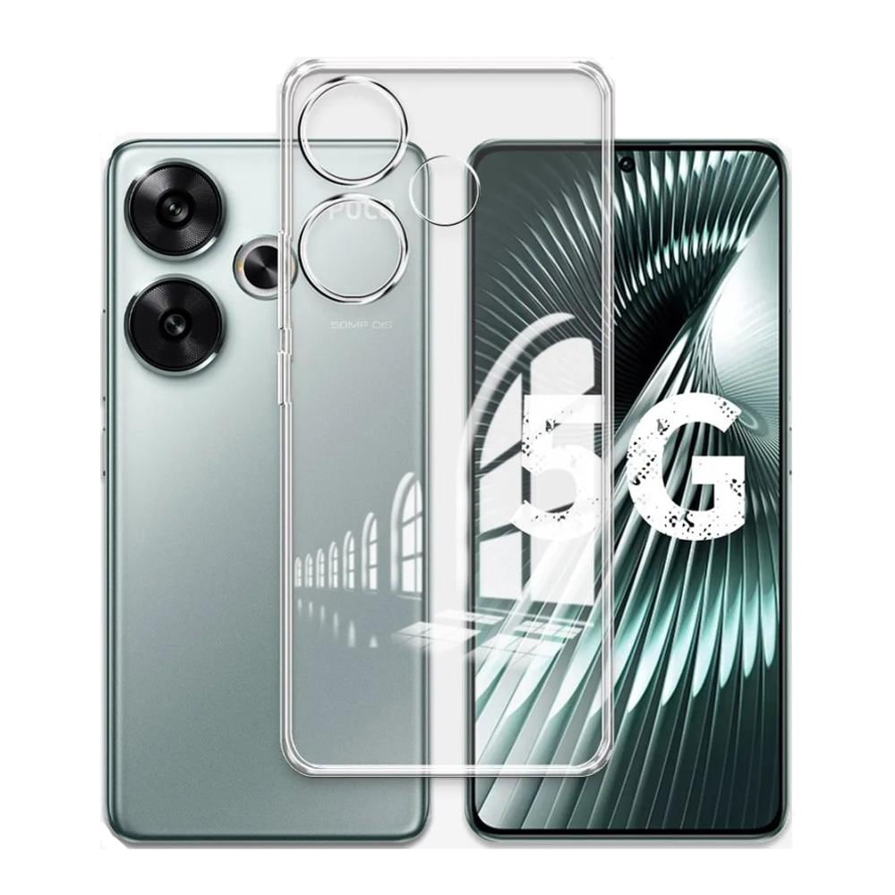 Funda Rígida Transparente Antichoque + Hidrogel Hd Para Xiaomi Poco F6 img #4