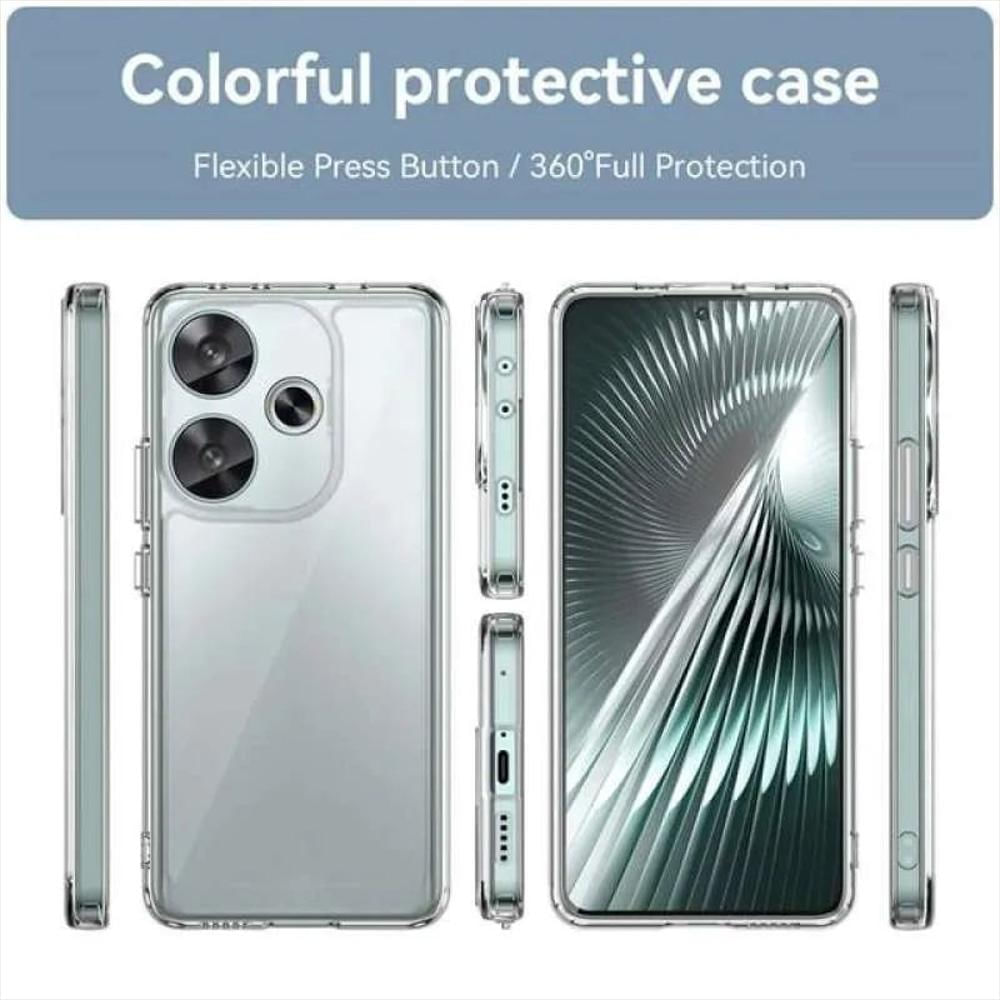 Funda Rígida Transparente Antichoque + Hidrogel Hd Para Xiaomi Poco F6 img #5