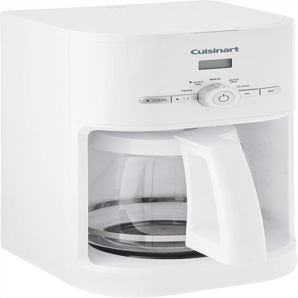 Cafetera Programable Cuisinart 12 Tazas Color Blanco Jarra Antigoteo Asa Ergonómica img #1