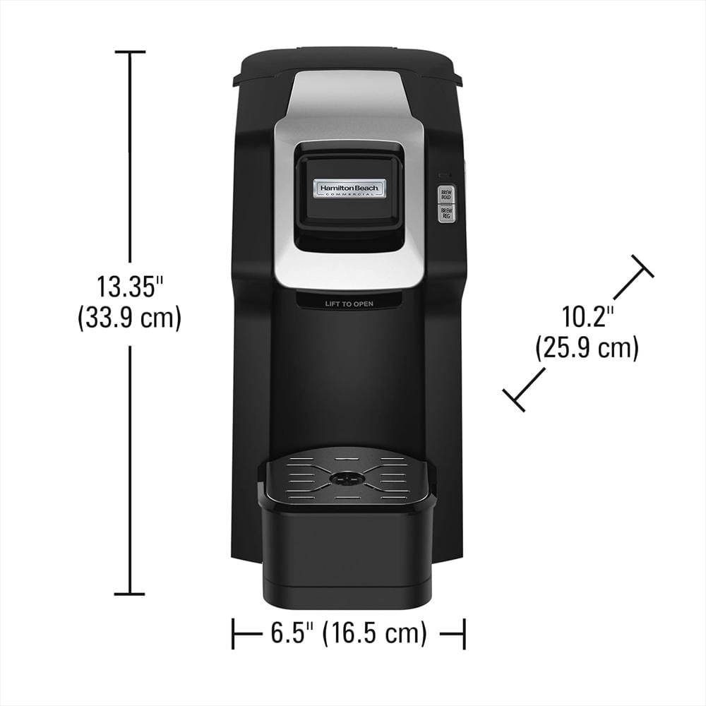 Cafetera Hamilton Beach Commercial Compatible K Cup Soporte Ajustable 295 Ml img #3
