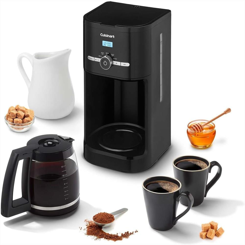 Cafetera Programable Cuisinart 12 Tazas Automática Color Negro Dcc 1120Bknas img #2