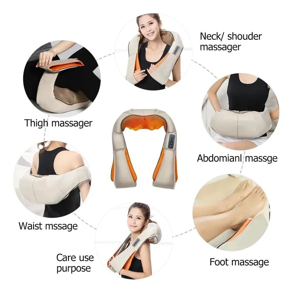 Masajeador Cuello Espalda Cuerpo Relajante Electrico Rn D01 Ud Ap img #2