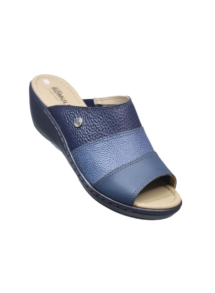 Sandalia Romulo Cuero Combinado Para Mujer img #2