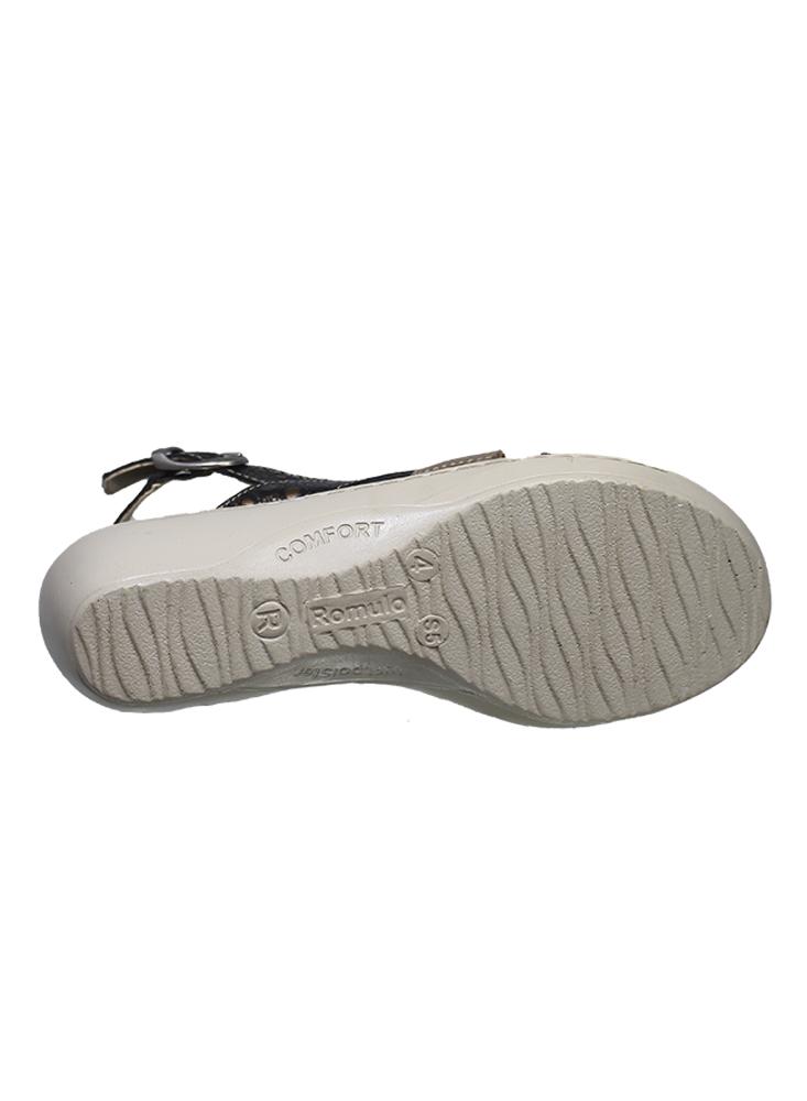 Sandalias Romulo Cuero Para Mujer Ajuste Hebilla img #3