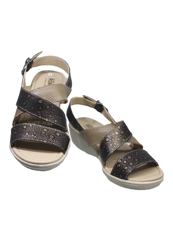Sandalias Romulo Cuero Para Mujer Ajuste Hebilla img #4