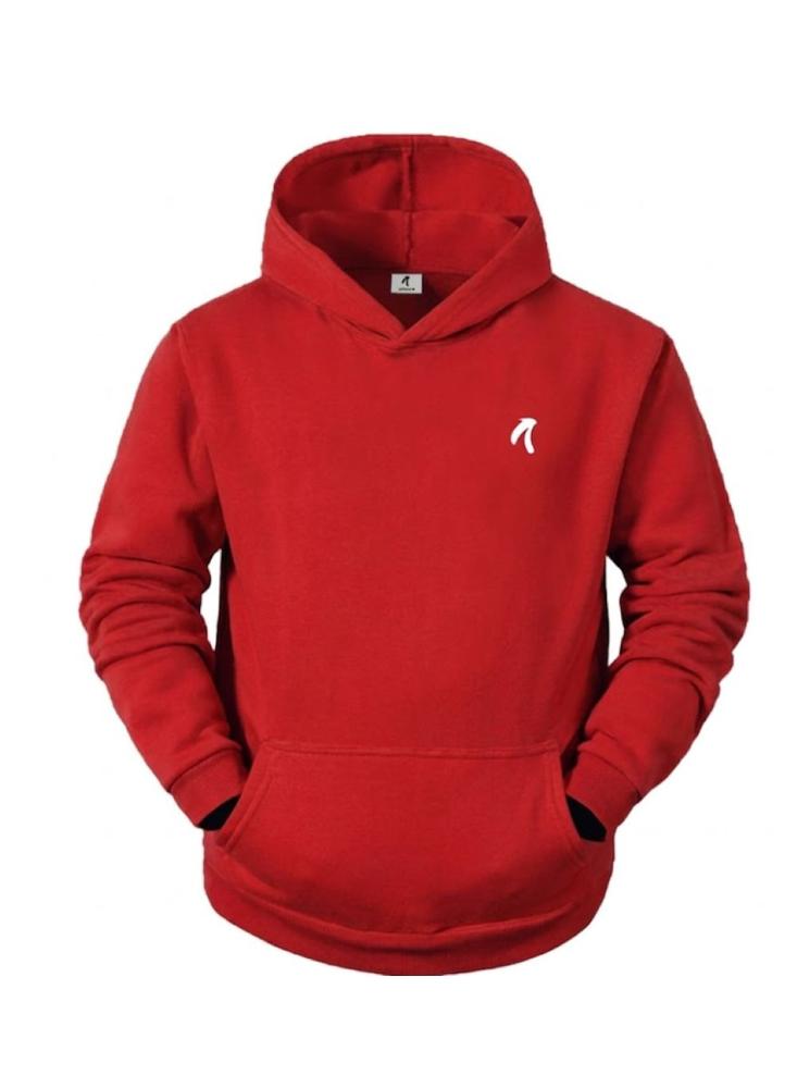 Buzo Hoddie Esencial Unisex Color Rojo img #1