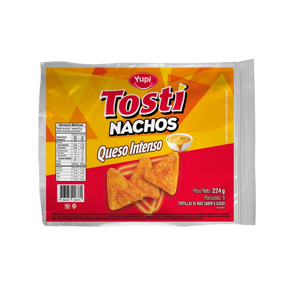 Pasabocas TOSTI 28gx8x6 AS (224  gr) img #1