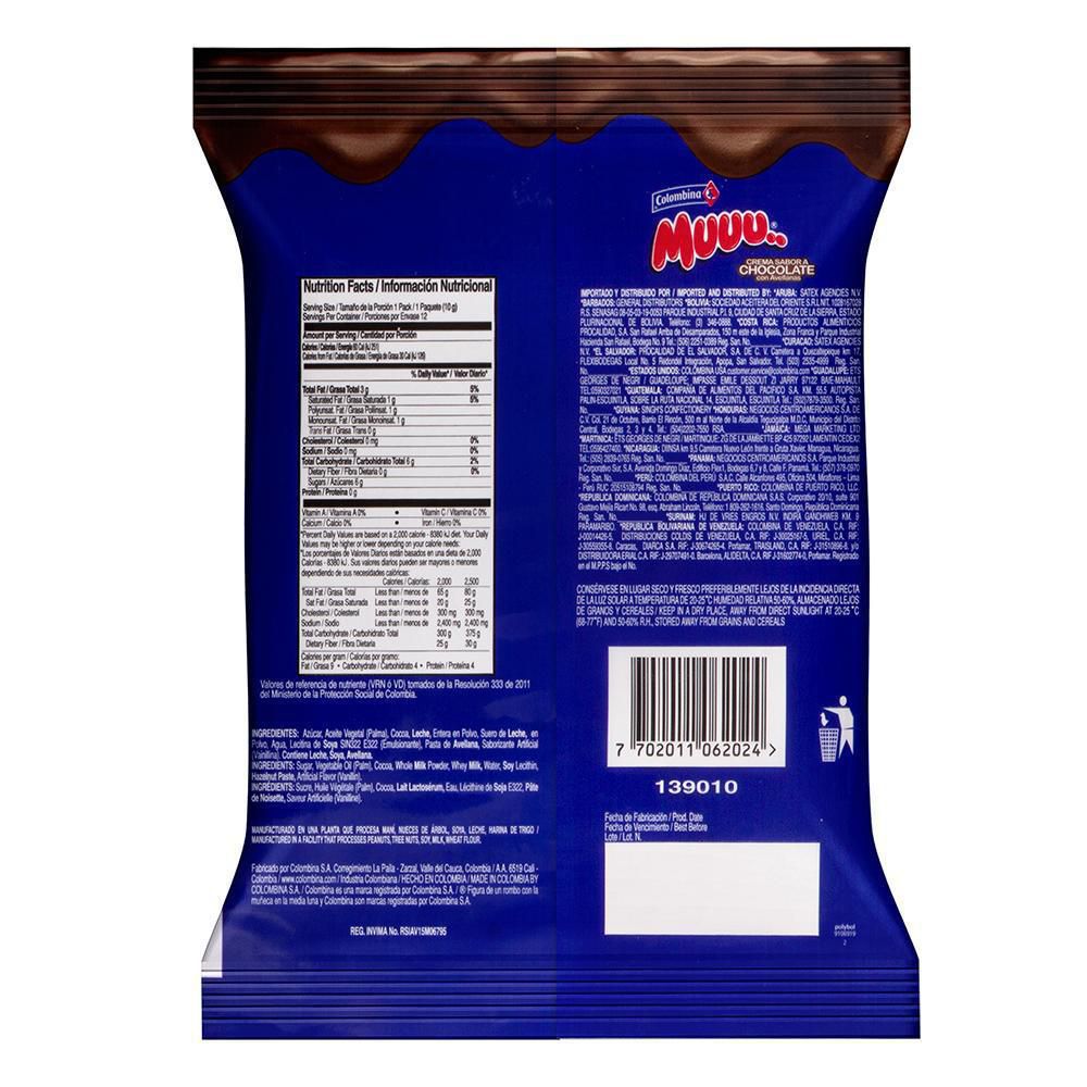 Crema MUUU con avellana sabor chocolate (120  gr) img #3