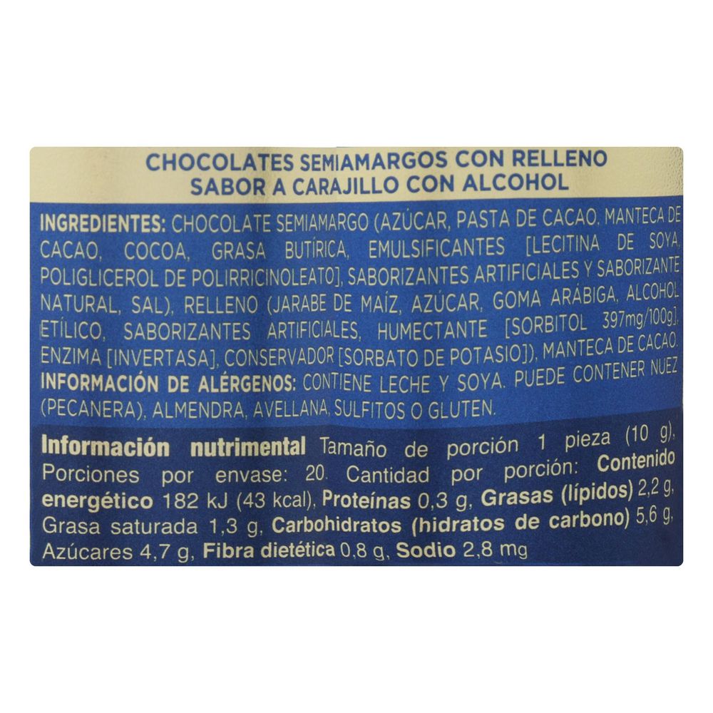 chocolates TURIN CARAJILLO (200  gr) img #2