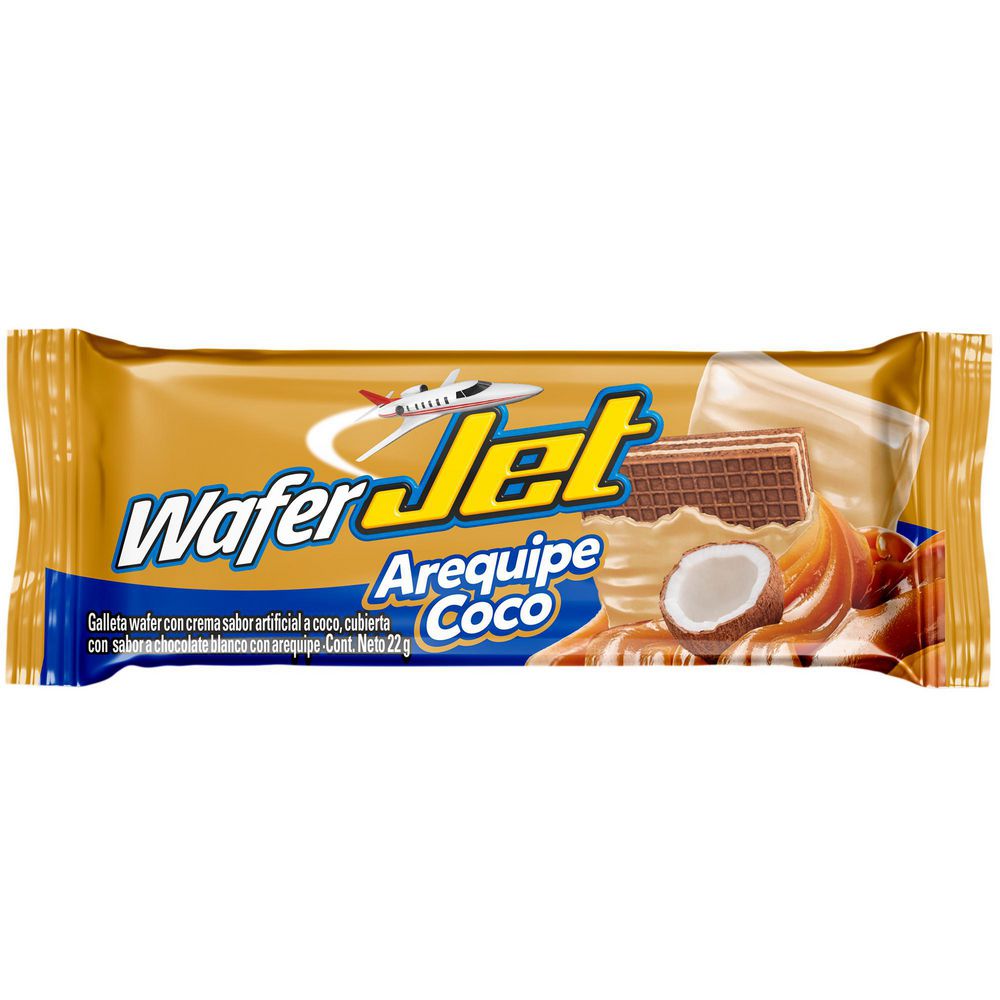 Galletas JET con arequipe y coco (22  gr) img #2
